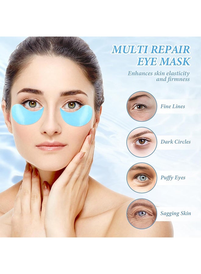 EELHOE Eye Gel Patch, Under Eye Patches with Caffeine and Hyaluronic Acid, Effective Removal Dark Circles, Puffiness & Eye Bag, Brightening Hydrating Anti-Wrinkle & Cooling 60 Pieces - Image 5