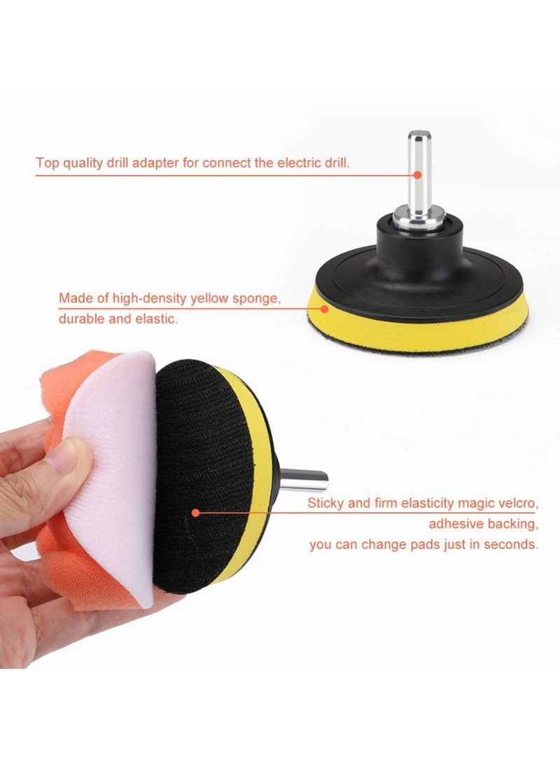 Generic Car Polishing & Waxing Sponge Set Wool Wheel Polishing Pad Sponge Balls  - Image 5