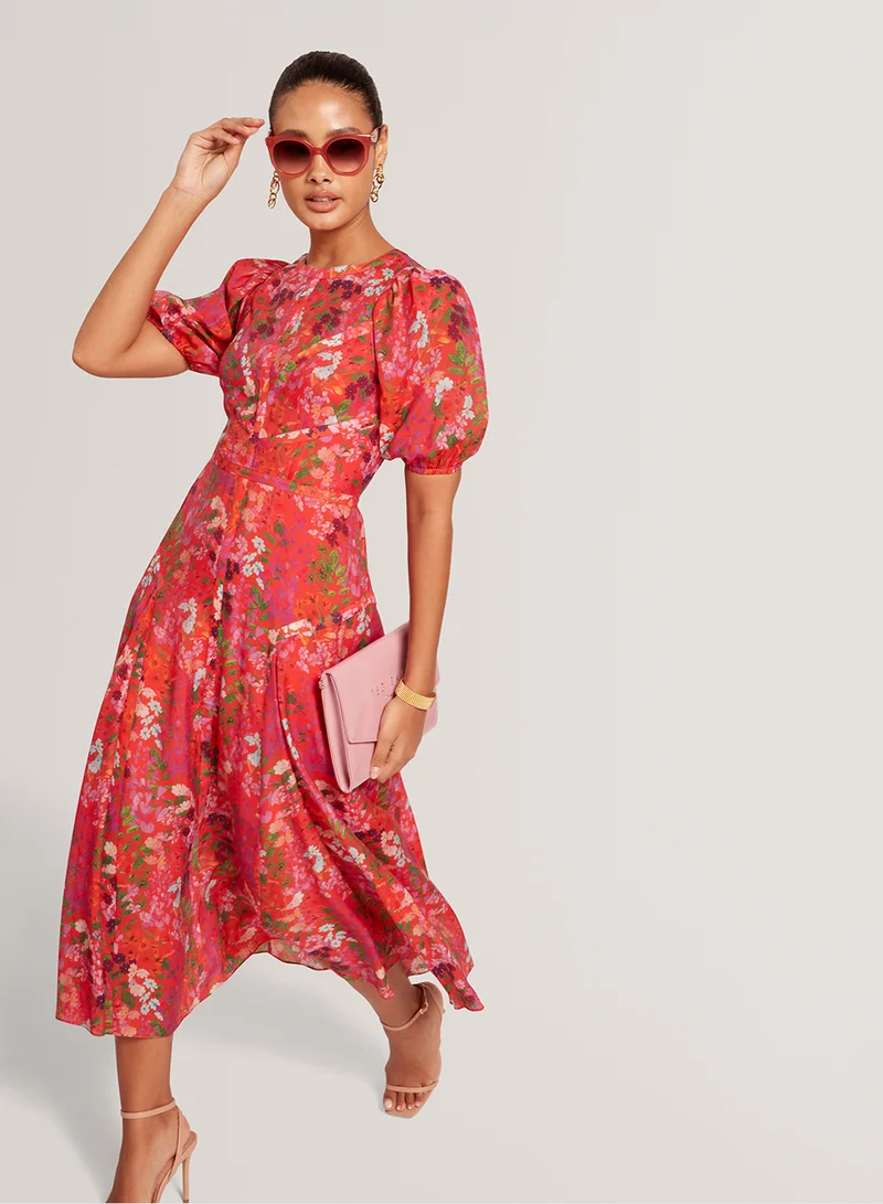 Ted Baker Floral Puffed Dress