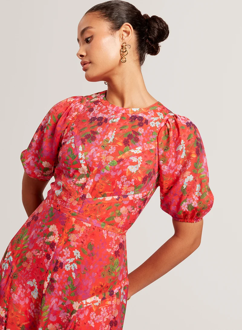 Ted Baker Floral Puffed Dress