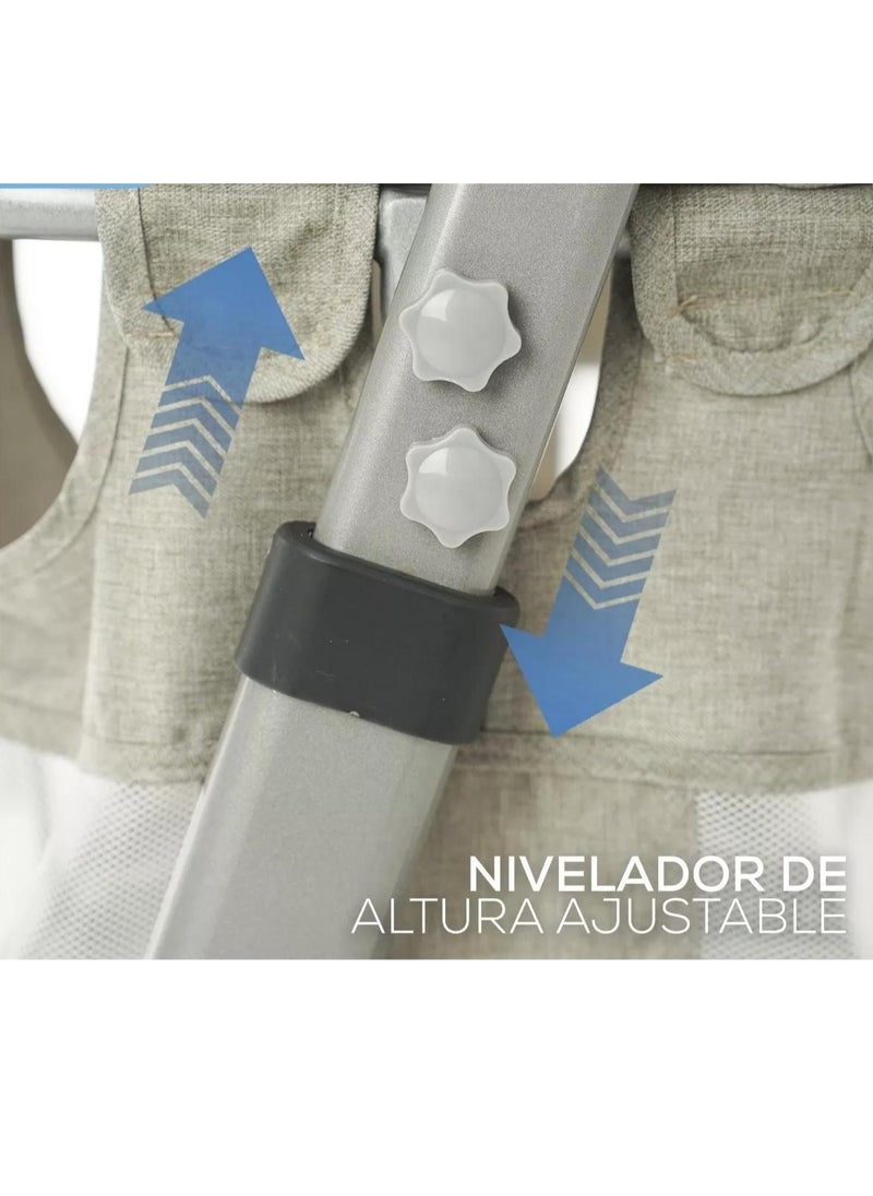 Gonice - Folding Co-Sleeping Crib With Detachable Baby Changing Table - Image 1