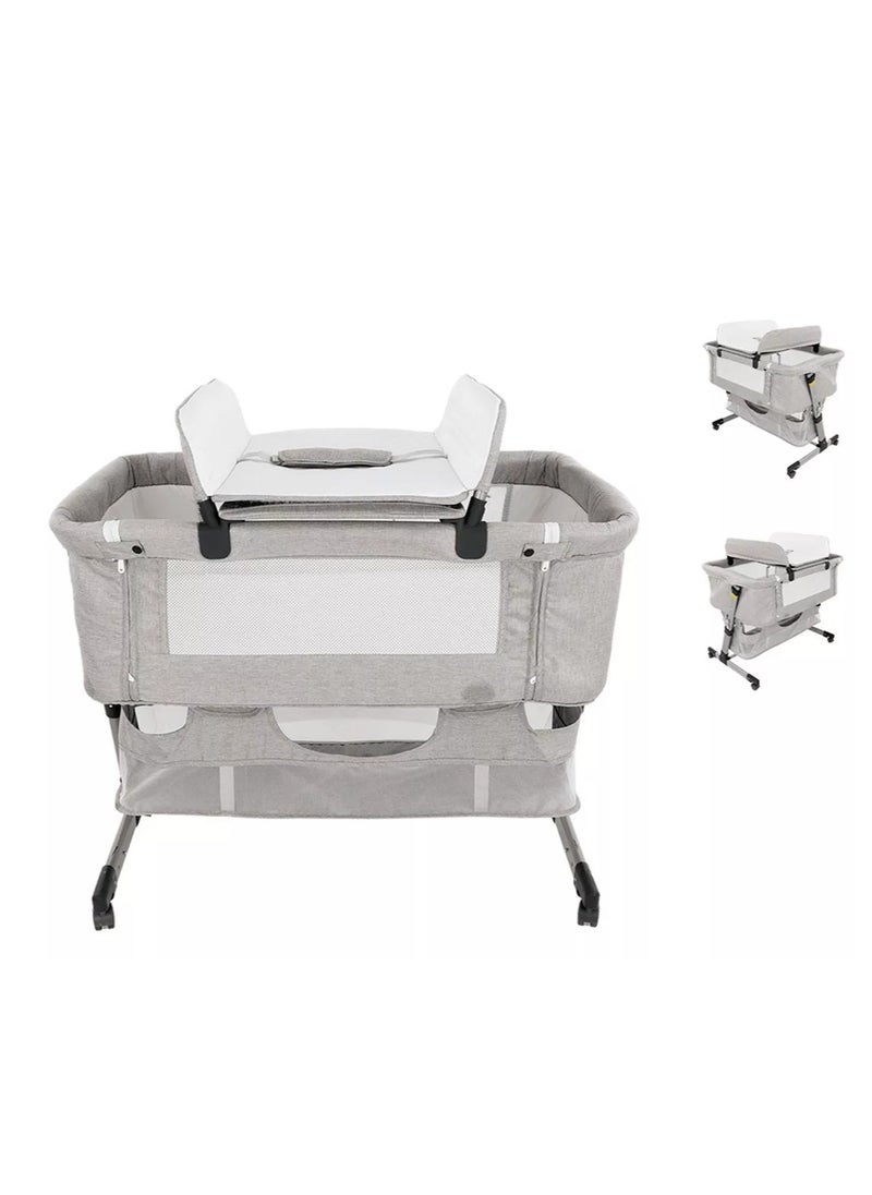 Gonice - Folding Co-Sleeping Crib With Detachable Baby Changing Table - Image 1