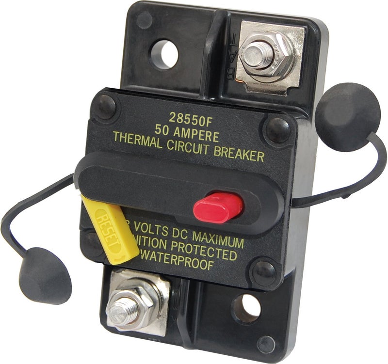 Blue Sea Systems 7183 285 Series Thermal Circuit Breaker, Surface Mount, 48V DC, 50A - Image 3