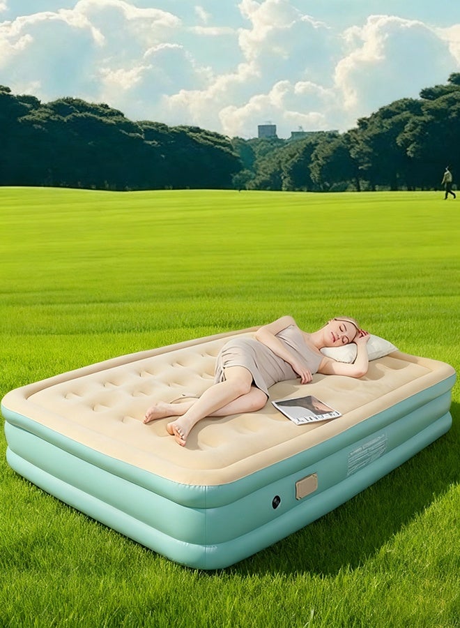 Household inflatable bed, outdoor camping tent bed, inflatable bed, automatic inflation mattress, elevated and thickened inflatable bed - Image 3