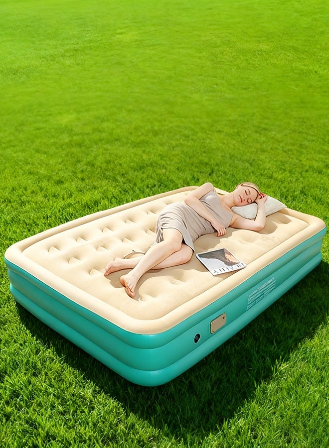 Household inflatable bed, outdoor camping tent bed, inflatable bed, automatic inflation mattress, elevated and thickened inflatable bed - Image 2