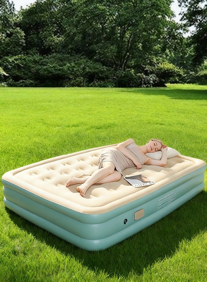 Household inflatable bed, outdoor camping tent bed, inflatable bed, automatic inflation mattress, elevated and thickened inflatable bed - Image 4