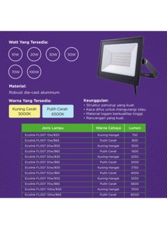ECOLINK Ecolink FL007 G2 30W/865 Flood Light  - Image 5