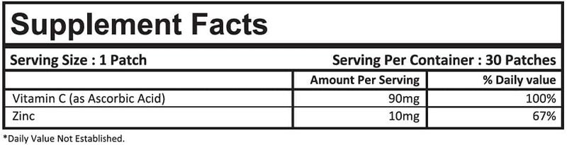 PatchMD Vitamin C Plus 30 Daily Topical Patches 100 Natural Vegan Allergy Filler Free High Absorption More bioavailable Suitable for Sensitive stomachs bariatric - Image 4