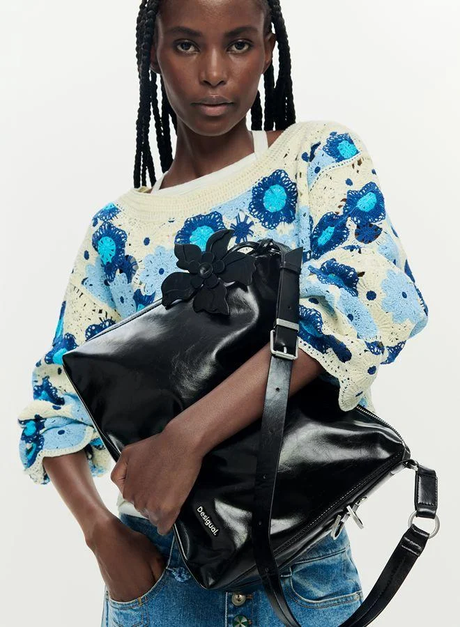Desigual Black Large faux leather bag for Women | Best Price UAE