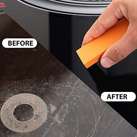 BASHFORD HR MALL Rust Cleaning Eraser Easy Limescale Eraser Stainless Steel Eraser Stainless Steel Stains Eraser Decontamination Cleaner Easy Limescale Eraser Rust Remover for Kitchen Home - Image 3