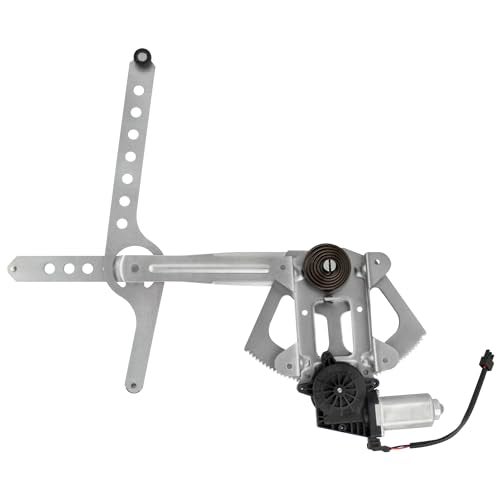MYSMOT 741-655 Front Left Power Window Regulator with Motor Driver Side for Chevrolet GMC C1500 K1500 1988-1999 C2500 K2500 K3500 1988-2000 C3500 1988-2002 C1500 Suburban 1992-99, GM1350103 22071949 - Image 1