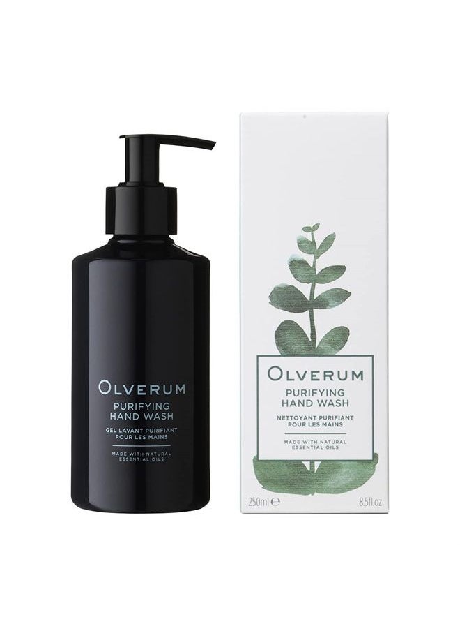 OLVERUM - Natural Purifying Hand Wash | Clean, Vegan Skin Care (8.5 fl oz | 250 ml) - Image 1