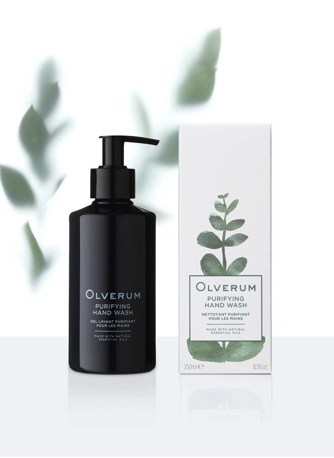 OLVERUM - Natural Purifying Hand Wash | Clean, Vegan Skin Care (8.5 fl oz | 250 ml) - Image 1