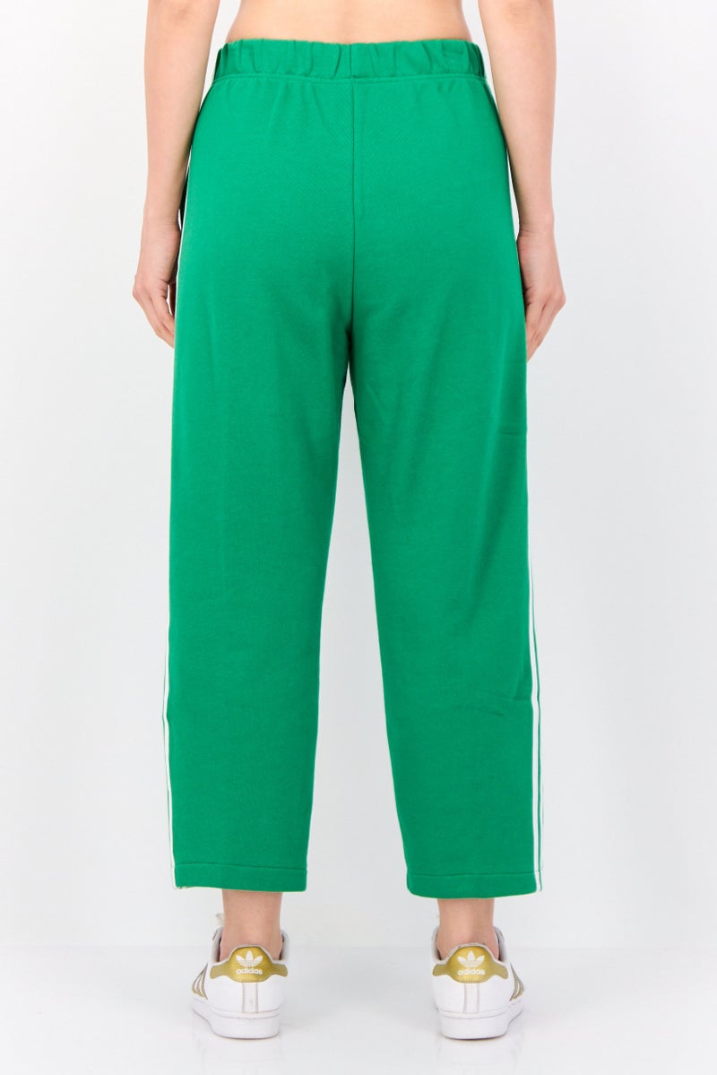 adidas Originals Women Sportswear Fit Brand Logo Outdoor Sweatpants, Green  - Image 3