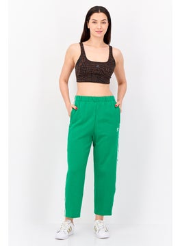 adidas Originals Women Sportswear Fit Brand Logo Outdoor Sweatpants, Green  - Image 4