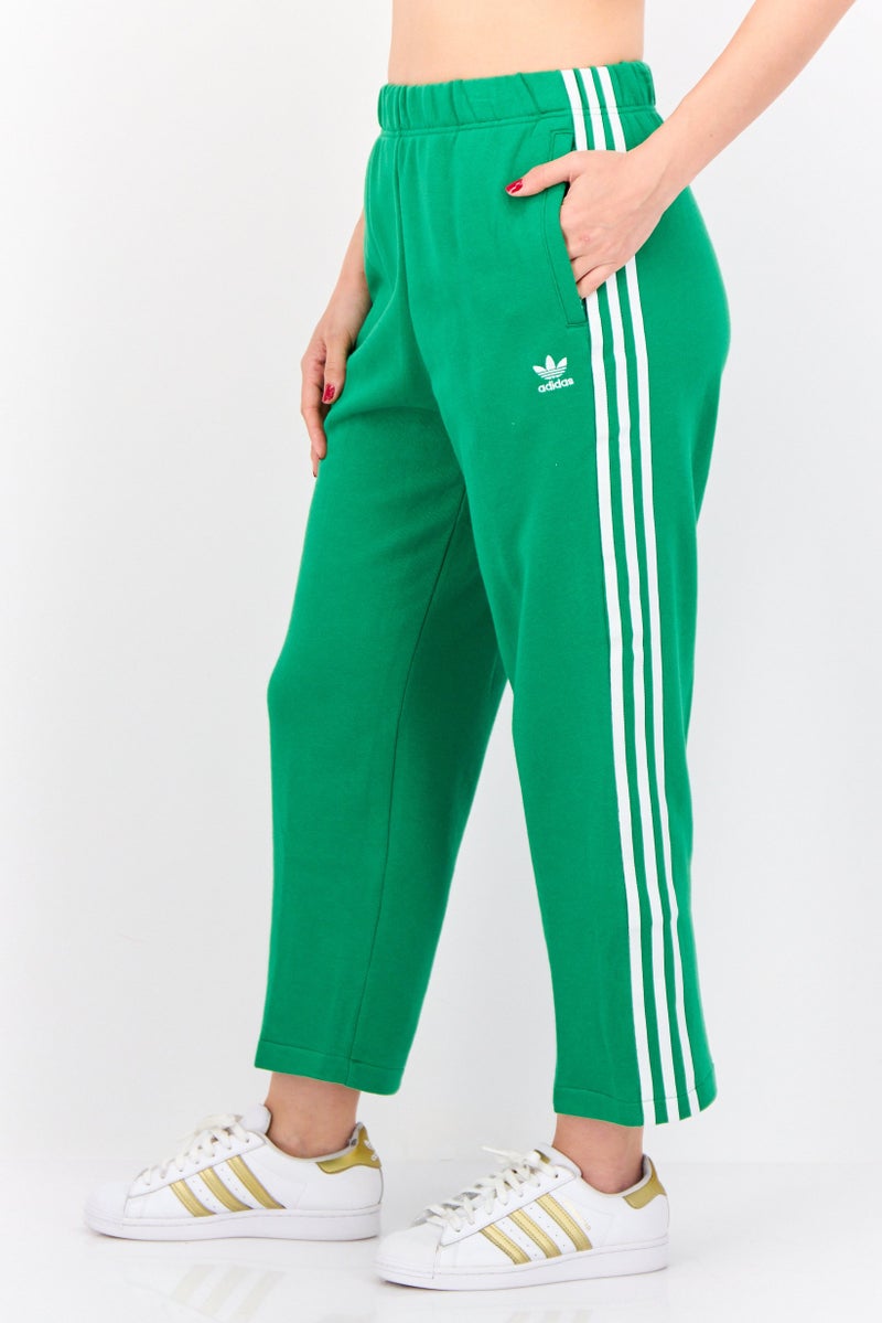 adidas Originals Women Sportswear Fit Brand Logo Outdoor Sweatpants, Green  - Image 2