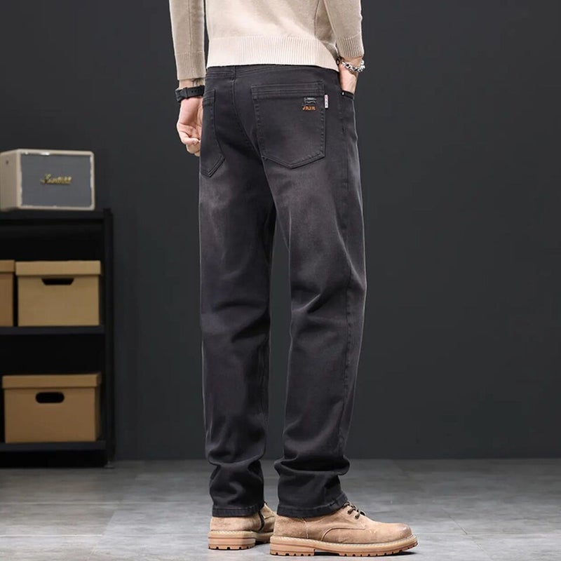 Unisex Classic Denim Jeans Loose Fit Daily Outdoor Wear - Image 3