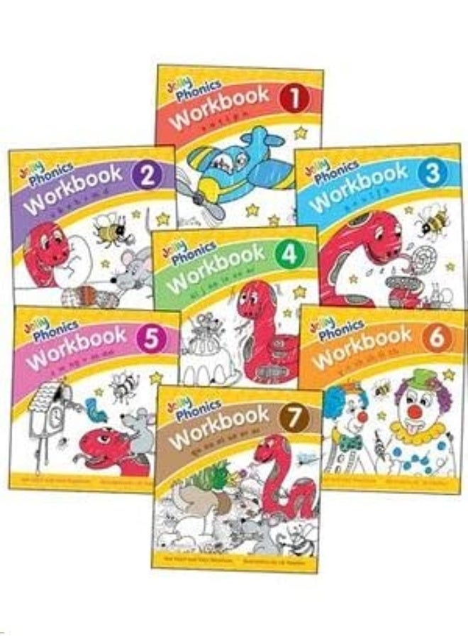 Jolly Phonics Workbooks 1-7: in Precursive Letters (British English edition)  - Image 2