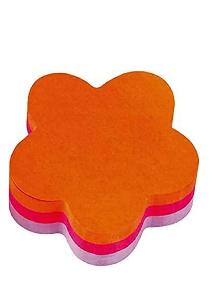 1 Pack Flower Shape Sticky Notes 70 mm X 70mm