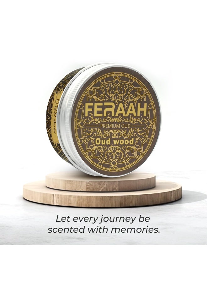 تمثال أرنب فضي مزخرف + معطر جو للسيارة برائحة خشب العود من فيرار | جل عضوي، رائحة تدوم طويلاً، مجموعة ديكور مثالية للمنزل والمكتب ولوحة قيادة السيارة - Image 4