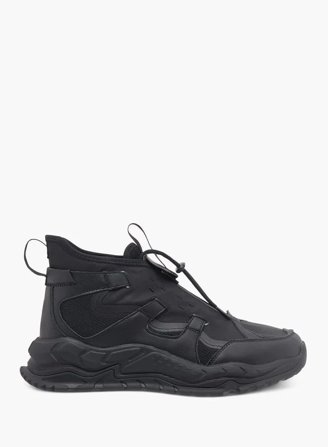 Kappa Mens Panelled Boots with Cord Lock Closure
