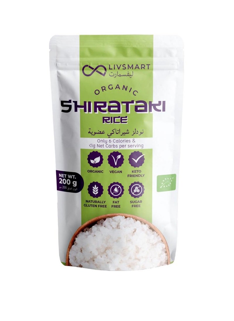 LIVSMART - Organic Shirataki Rice 200g - Image 1