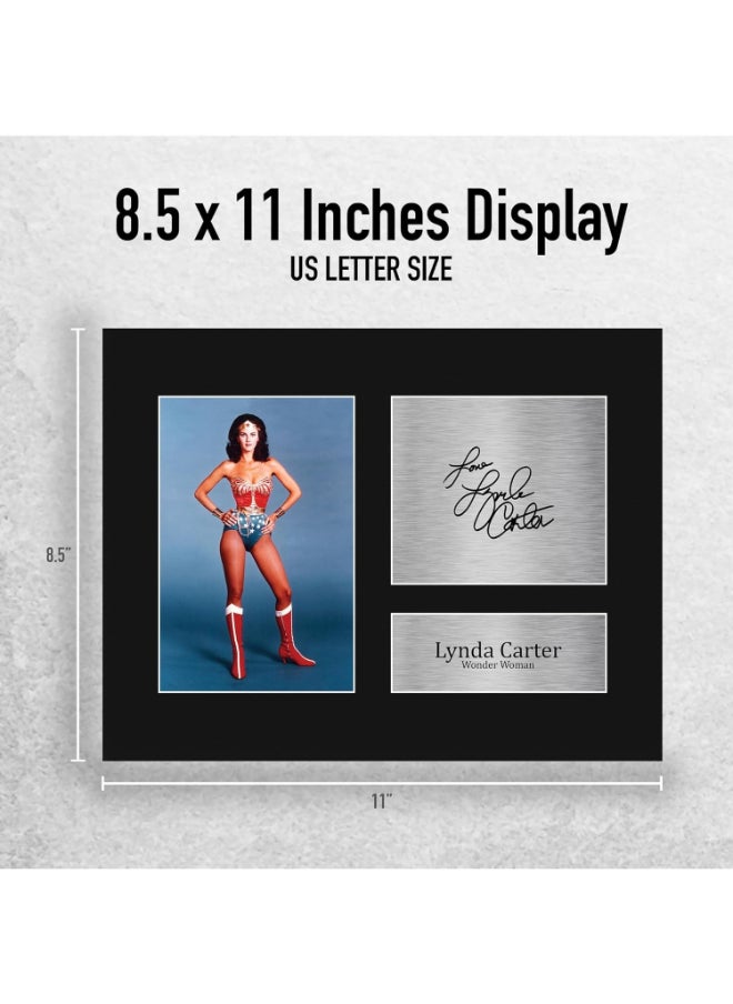 HWC Trading HWC Trading Lynda Carter Original Wonder Woman Gifts Printed Signed Autograph Picture for TV Show Fans  - Image 2