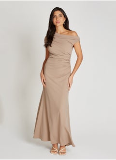 Little Mistress One Shoulder Asymetric Maxi Dress  - Image 1