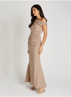 Little Mistress One Shoulder Asymetric Maxi Dress  - Image 4