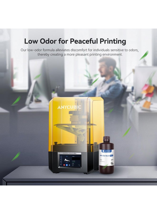 Anycubic ANYCUBIC ABS-Like Resin Pro 2, Upgraded 8K 3D Printer Resin with Enhanced Strength and Toughness, High Precision, Low Odor, Wide Compatibility for All LCD Resin 3D Printers (Black, 1kg)  - Image 3