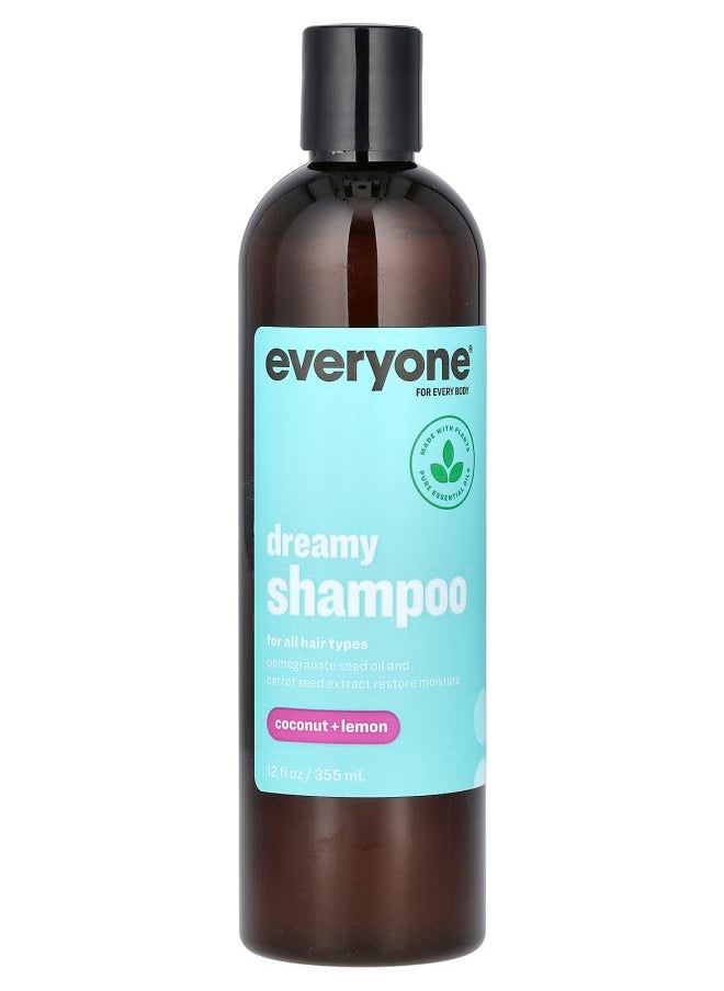 Everyone Dreamy Shampoo For All Hair Types Coconut + Lemon 12 fl oz (355 ml) 