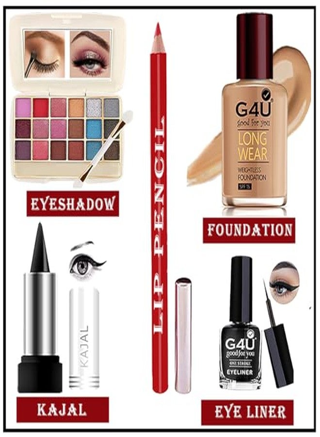 G4U Makeup Set for Women, Makeup Full Kit for Beginners & Professionals, Travel Makeup Set for Girls |Pack of 11 pcs|P120725 - Image 4