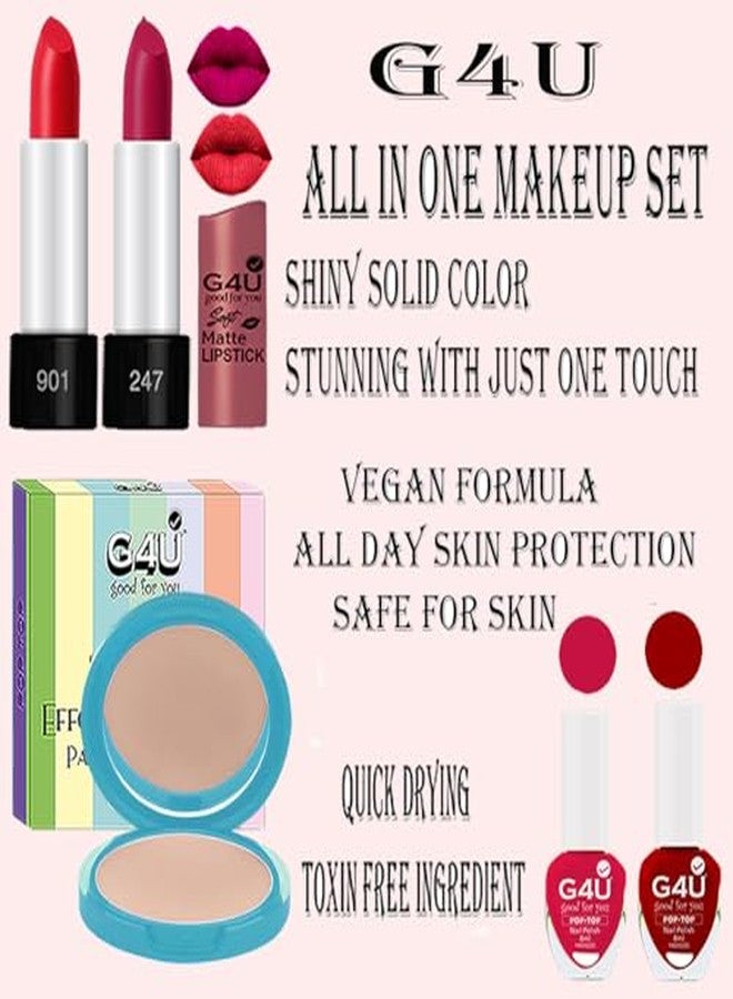 G4U Makeup Set for Women, Makeup Full Kit for Beginners & Professionals, Travel Makeup Set for Girls |Pack of 11 pcs|P120725 - Image 3