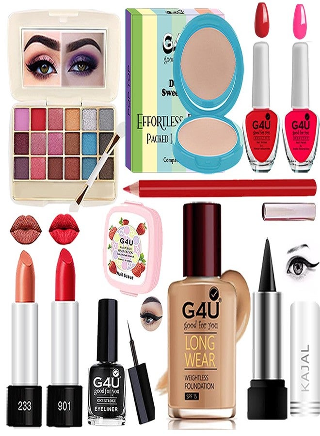 G4U Makeup Set for Women, Makeup Full Kit for Beginners & Professionals, Travel Makeup Set for Girls |Pack of 11 pcs|P120725 - Image 1