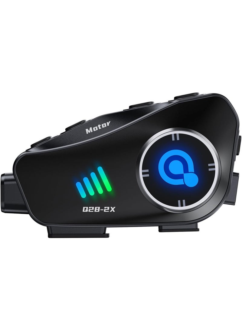 خوذة دراجة نارية Q28-2X فردية مع سماعة بلوتوث، مسجل كاميرا لاسلكي - Image 1