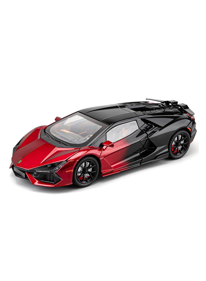 general 1/24 Lamborghini Golden Bull Alloy Sports Car Model Boy's Car Toy Trendy Collectible Display Piece - Image 2