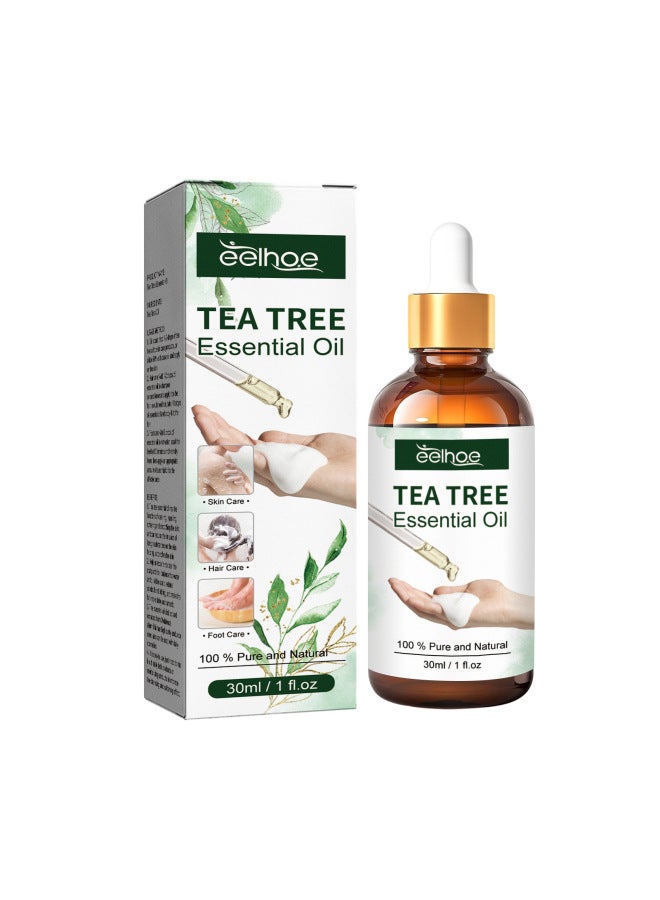 EELHOE Tea Tree Massage Essential Oil Repair Hair Moisturizing Facial Skin Hydrating Skin Essence - Image 5