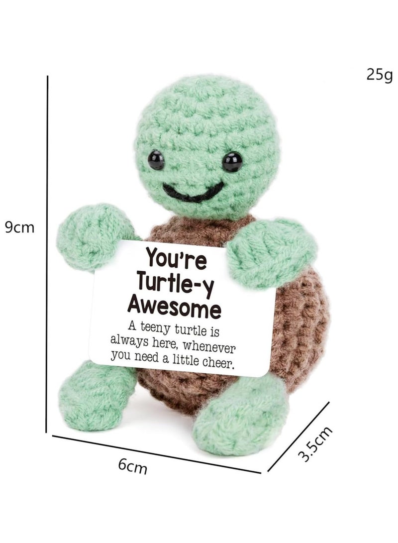 general Mini funny positive gifts, small handmade crochet animal cute items, ladies men's birthday gifts, emotionally inspiring decorations - Image 2