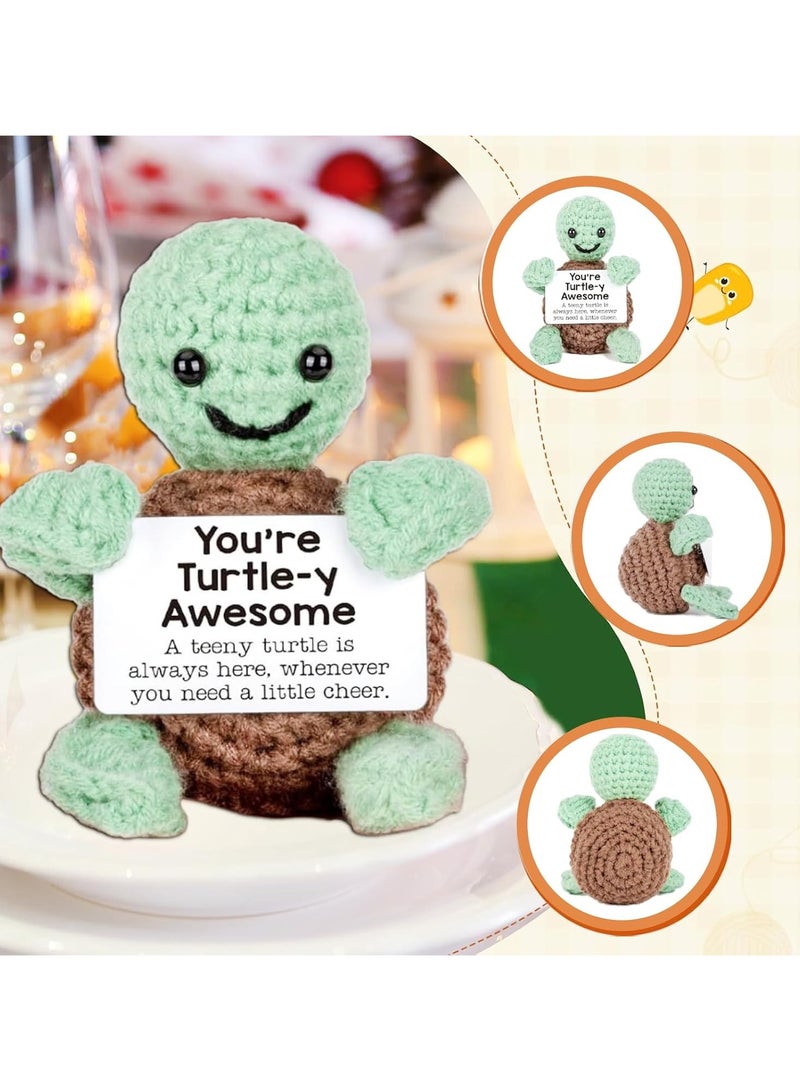 general Mini funny positive gifts, small handmade crochet animal cute items, ladies men's birthday gifts, emotionally inspiring decorations - Image 4