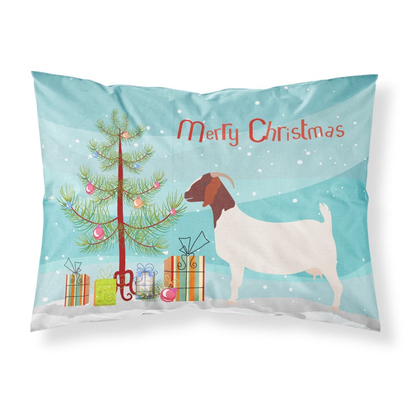 ""Caroline's Treasures Boer Goat Christmas Pillowcase  Standard  Multicolor""