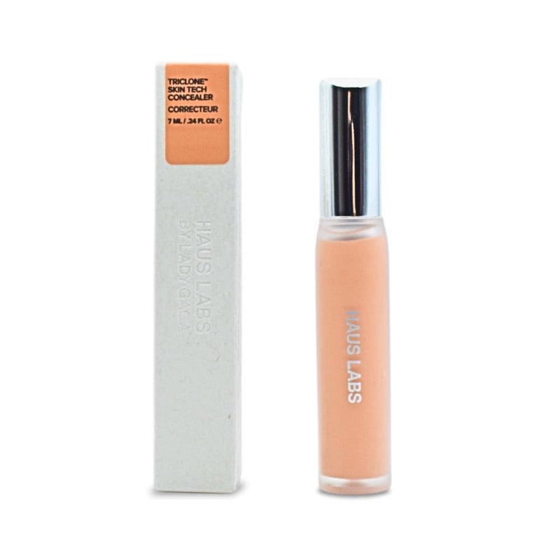 HAUS LABS BY LADY GAGA Triclone Skin Tech Hydrating  Depuffing Concealer with Fermented Arnica 22 Light Medium Peach