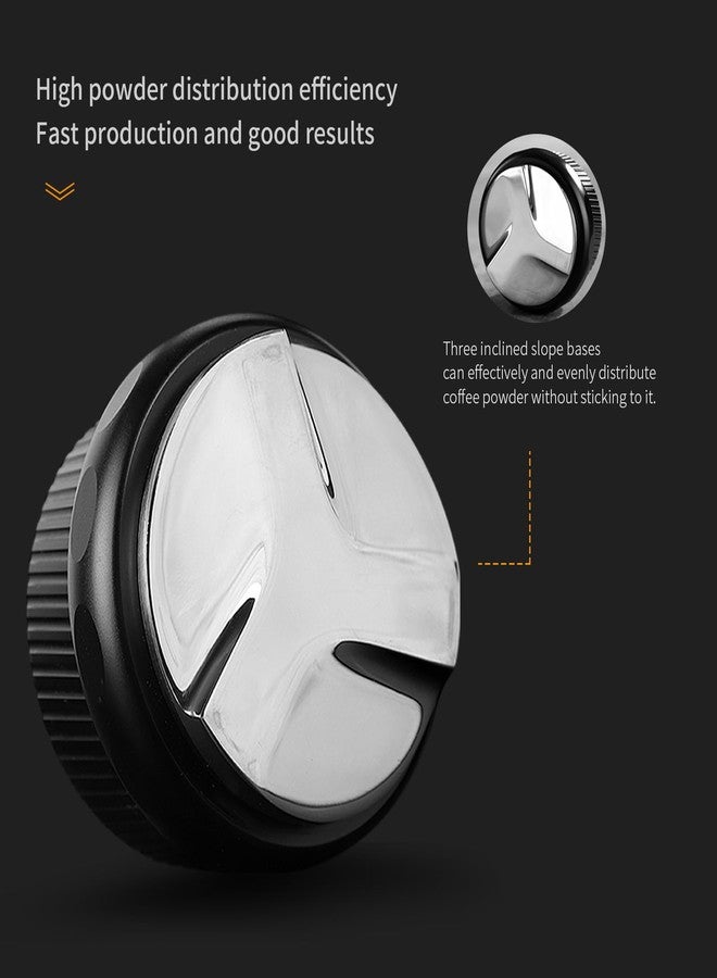 Bincoo 51mm Espresso Distribution Tool,Adjustable Depth Coffee Distribution-Espresso Coffee Leveler Tool for Bottomless Portafilter-Barista Espresso Accessories (51MM) - Image 3