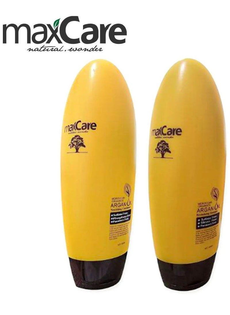MaxCare Organic Moroccan Argan Oil  shampoo And Conditione - Image 4