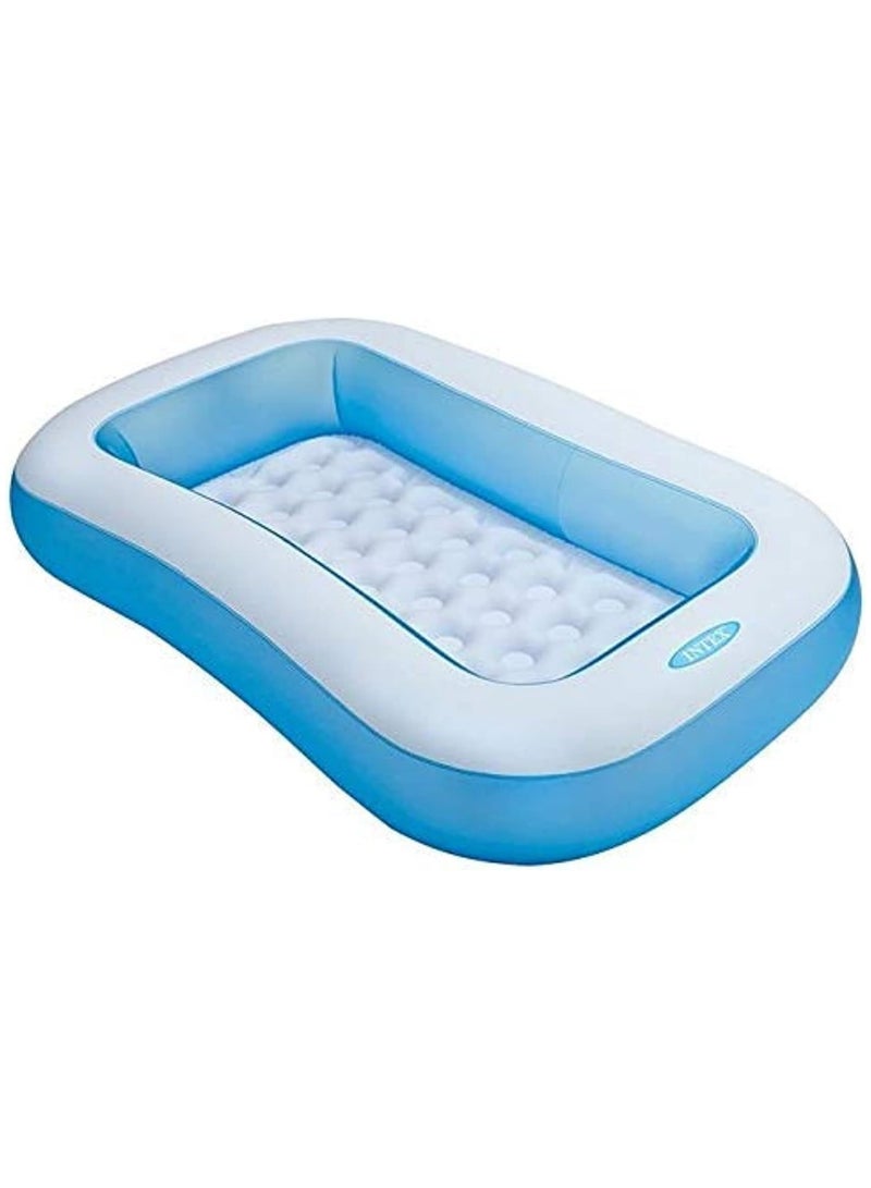 INTEX Baby Pool Rectangle Size: 65.5″l x 39.5″w x 11″h - Image 1