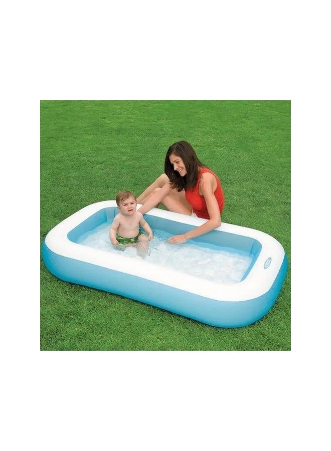 INTEX Baby Pool Rectangle Size: 65.5″l x 39.5″w x 11″h - Image 3