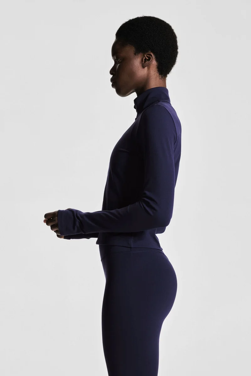 H&M SoftMove™ Zip-through sports jacket