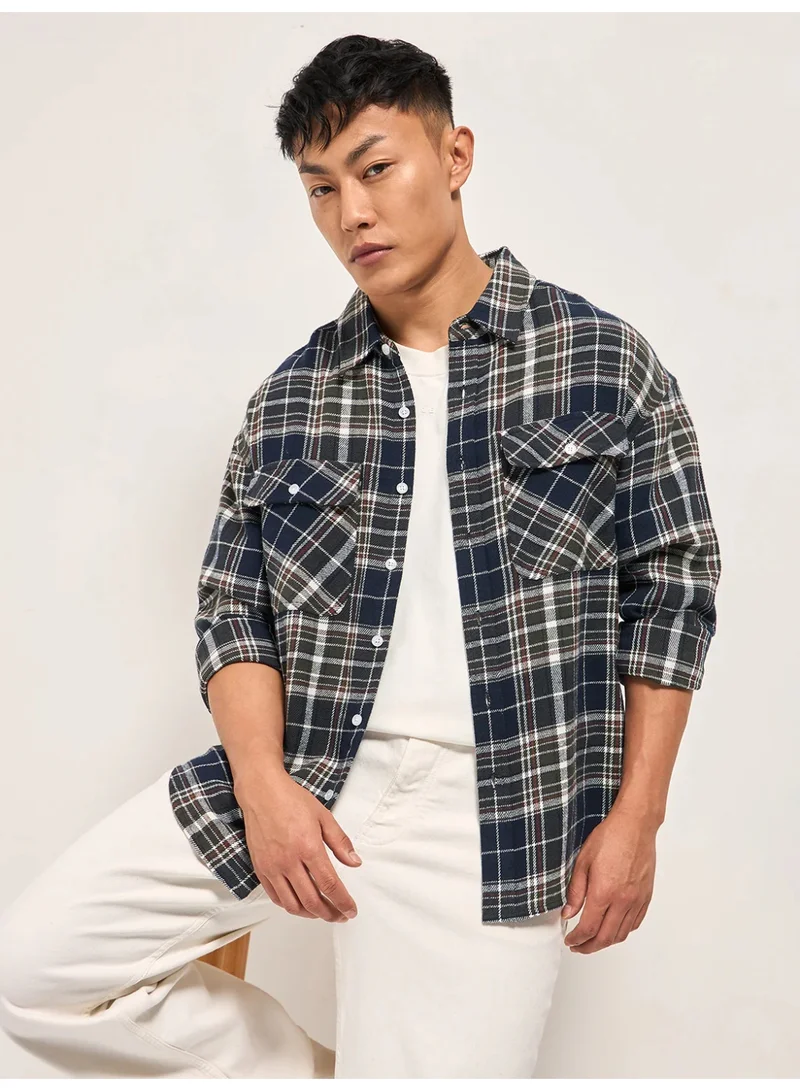 The Bear House  Men’s Trendy Shacket for All Seasons | Casual Overshirt Jacket for Men | Versatile Outerwear Layer for Office, Streetwear & Travel | Modern Smart Look for Everyday Outfits for Men | Best Price UAE