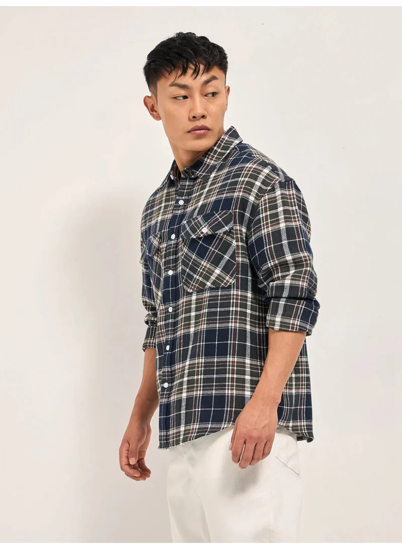 ذا بير هاوس Men’s Trendy Shacket for All Seasons | Casual Overshirt Jacket for Men | Versatile Outerwear Layer for Office, Streetwear & Travel | Modern Smart Look for Everyday Outfits