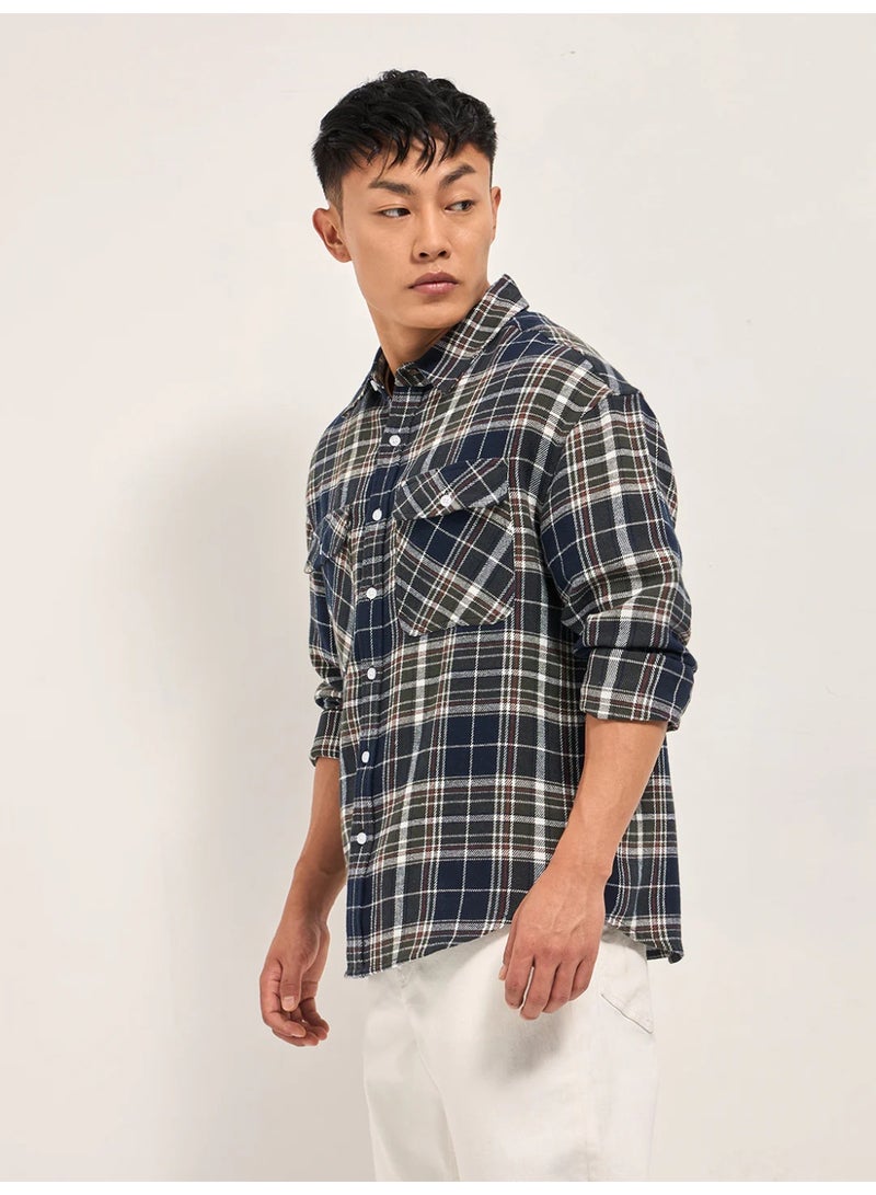 THE BEAR HOUSE Men’s Trendy Shacket for All Seasons | Casual Overshirt Jacket for Men | Versatile Outerwear Layer for Office, Streetwear & Travel | Modern Smart Look for Everyday Outfits - Image 2