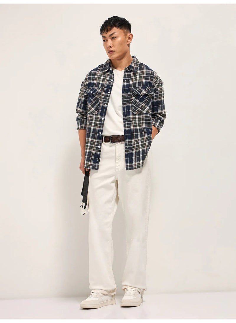 THE BEAR HOUSE Men’s Trendy Shacket for All Seasons | Casual Overshirt Jacket for Men | Versatile Outerwear Layer for Office, Streetwear & Travel | Modern Smart Look for Everyday Outfits - Image 1